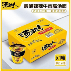 统一汤达人日式豚骨 酸酸辣豚骨 番茄牛肉等九种口味可选 整箱12杯图3
