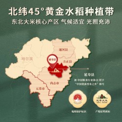 三人行生态香米粒型饱满，颗粒均匀 口感爽滑,香味浓郁 编织袋 5kg/袋图2