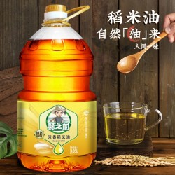 赣之村稻米油家用食用油纯正米糠油桶装多谷维素植物油4.05L/桶图4