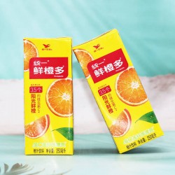 统一正品鲜橙多 250ml*24盒/箱 整箱装果汁橙汁饮料果味纸盒图4