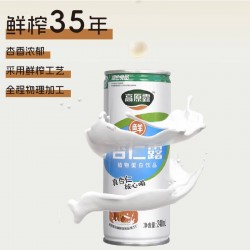 高原露0蔗糖杏仁露 物理鲜榨植物杏仁露240ml*8罐整箱图2