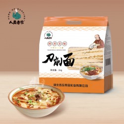 人类老家鲜香美味刀削面1kg/袋图2