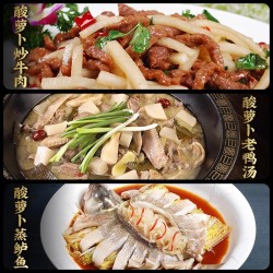 老坛子老母水泡萝卜 400g*3袋图3