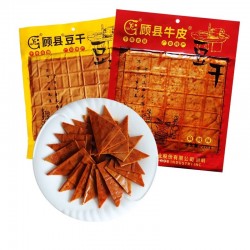 广安特产顾县豆干礼盒牛皮豆腐干即食四川精美麻辣吃货送礼年货图3
