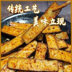 四川豆干零食小吃顾县豆腐干100袋装麻辣味辣条卤香香干整箱批发图4