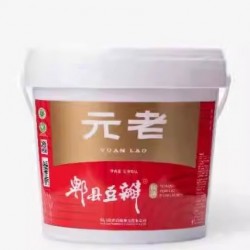 正宗四川郫县红油细豆瓣酱免剁型元老6kg*1桶川菜餐饮商用炒菜调料图5