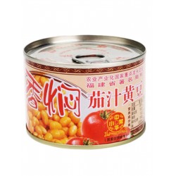 乐隆隆香焖茄汁黄豆罐头184g*3罐焗豆熟食开盖即食下饭菜半成品菜配料图2