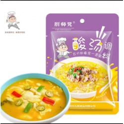 厨师兄酸汤肥牛酱酸辣厨房金汤调味料60g酸菜鱼米线鱼片家用乌鸡米线图2
