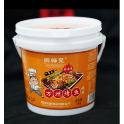 厨师兄重庆万州烤鱼调料正宗香辣藤椒蒜香纸包鱼烤鱼特级商用桶装1kg图9