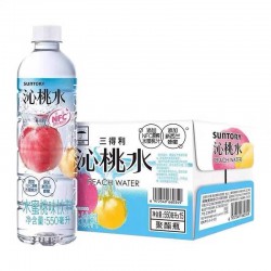 SUNTORY/三得利果味饮料水蜜桃味饮料550ml*15瓶整箱沁桃水 1件装图5