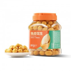 鲜记鱼皮花生258g/罐图7