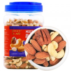 爱慕纳思全家桶罐装混合坚果 750g*1桶图2