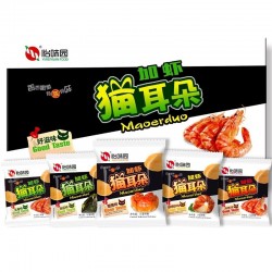 怡味园散称加虾猫耳朵 五香味 3kg*1箱 (送3支米果）图2