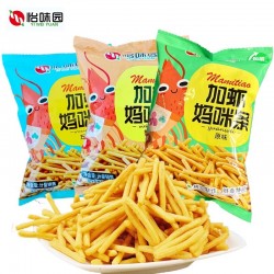 怡味园散装新版加虾妈咪条 1斤*1箱图2