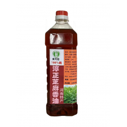 食可信淳正芝麻香油1000ML/瓶 ,500ML/瓶,2500ML/瓶不等 河南特产2024年产新芝麻压榨图2