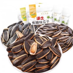 批发沙土混装葵瓜子400x5包大颗粒五香焦糖山核桃葵瓜籽零食炒货年货图5