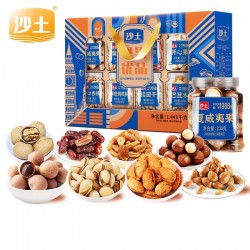 批发沙土坚果优品葡萄干桂圆干开心果等8种坚果中秋节礼盒健康送长辈图5