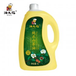 油大福山茶油5L纯正茶籽油 压榨一级 高油酸植物油图2