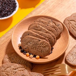 正航0糖黑杂粮饼干谷物全麦黑豆燕麦粗纤维控糖饱腹小包食品代餐图3