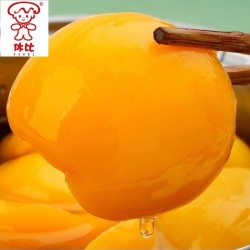 休比砀山黄桃罐头820g糖水大块桃肉面包易拉罐即食罐头家用商用图3