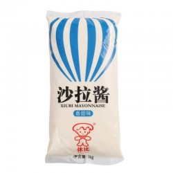休比香甜沙拉酱1kg袋装 水果蔬菜寿司料理面包烘焙汉堡蛋糕家商用图4