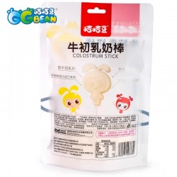 批发咭咭豆益生元牛初乳奶棒无添加蔗糖儿童休闲零食高钙牛奶棒棒糖果图4