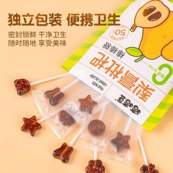 咭咭豆秋梨膏棒棒糖无添加蔗糖儿童零食小吃枇杷健康营养不上火70g图4