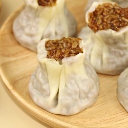 普圆香菇糯米烧麦速冻面点早餐半成品纸皮烧麦馅大鲜香速食方便图5