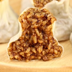 普圆香菇糯米烧麦速冻面点早餐半成品纸皮烧麦馅大鲜香速食方便图3