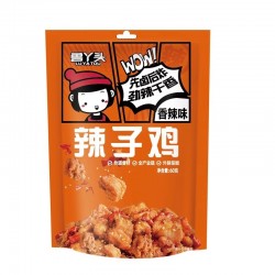 鲁丫头辣子鸡开袋即食真空独立包装休闲零食60g图5