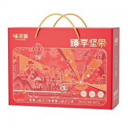 味滋源 臻享坚果 红色手提绳1300g图2