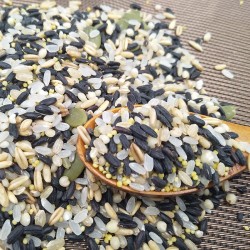 北方粮仓景记防暑降温450型绿豆百合粥、小米燕麦红枣粥、黑米黑芝麻粥450g图3