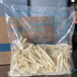 辛普劳蓝带3/8粗薯条2kg*6包/箱直切冷冻粗薯 商用半成品油炸小吃图3