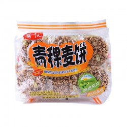 蒲议青稞麦饼米饼300g原味脆大米老式爆米花零食米麦通饼食品图2