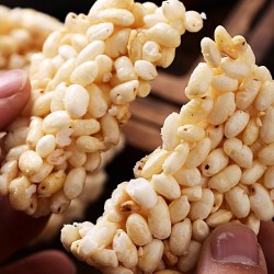 蒲议原味米饼零食米通食品脆炒米饼儿大米膨化传统小吃老式爆米花图4