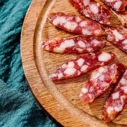 大帆安徽枞阳农家特产 黄牛肉腊肠 腊味年货 自然风干香肠200g图5