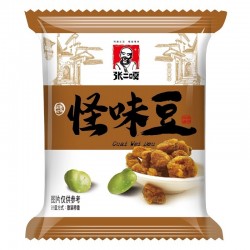 张二嘎500g怪味兰花豆麻辣甜味大颗粒酥脆休闲零食炒货独立小包装图5