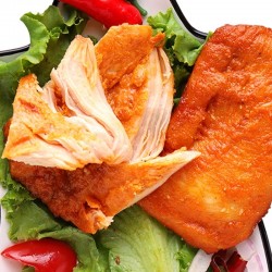 奥尔良鸡胸排单包【950g10片】(950g)冷冻半成品油炸鸡胸肉里脊肉蜜汁鸡腿排调理鸡大排商用图2