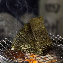 四洲紫菜海苔即食海苔片原味海味零食儿童寿司海苔拌饭料40克*1袋图3