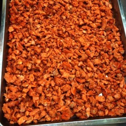半成品奥尔良烤肉4斤(2kg)专用冷冻去骨鸡腿肉丁食材披萨店外卖图2