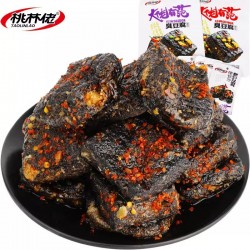 臭豆腐长沙臭豆腐长沙即食零食桃林佬香辣味油炸休闲零食散称图4