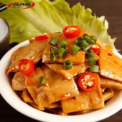 湖南特产桃林佬卤味豆干香辣老坛泡椒味休闲零食图3