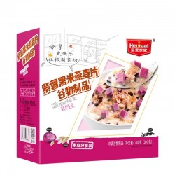 麦片皇麦世家紫薯黑米燕麦片      600g图5