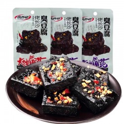 佬长沙臭豆腐20包湖南特产桃林佬香辣香味油炸臭豆腐休闲包装零食图5