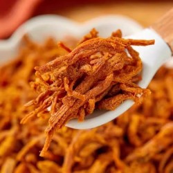 批发食在享吃香脆猪肉松条150g*20箱装肉条肉脯慢烤猪后腿肉独立包装休闲零食小吃图2