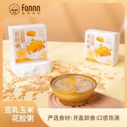 滋养有范豆乳玉米味花胶粥100g*5碗装 开盖即食图2