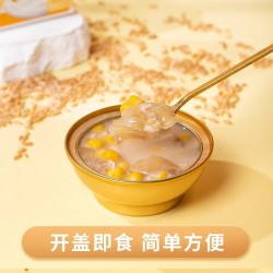 滋养有范豆乳玉米味花胶粥100g*5碗装 开盖即食图3