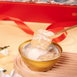 滋养有范牛奶燕麦即食花胶礼盒装100g*10碗装 开盖即食图4