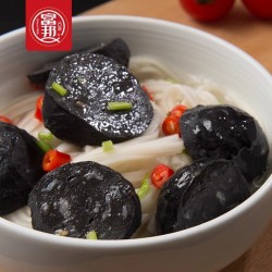 富邦 墨斗贡丸420g台湾墨鱼汁丸火锅丸子关东煮食材串串黑丸子图4