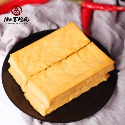 金福元柴火卤香干 湖南风味武冈卤豆腐干手磨烟熏原味香嫩腊豆腐图2
